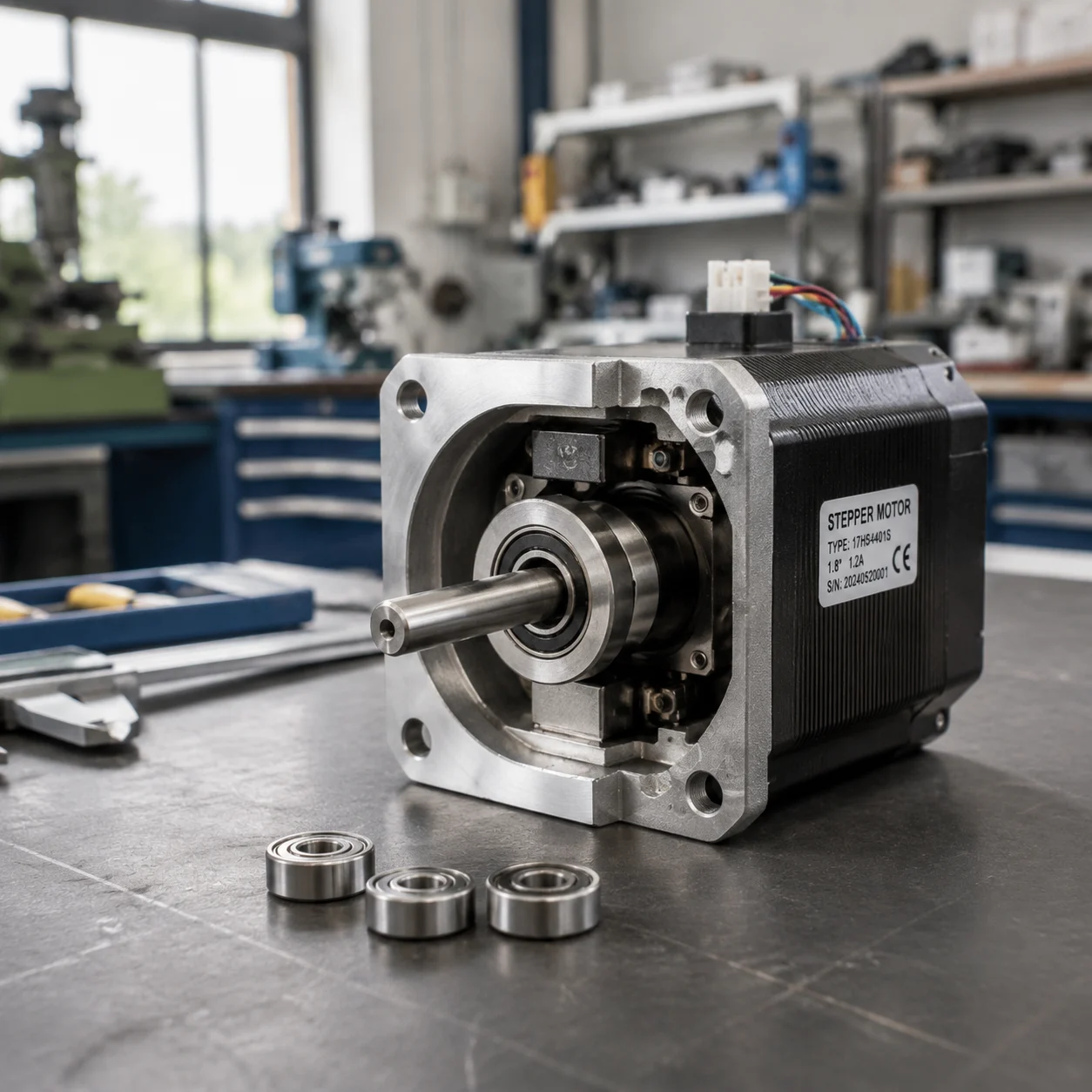 ABEC-7 miniature shielded ball bearings for micro motors and stepper motors