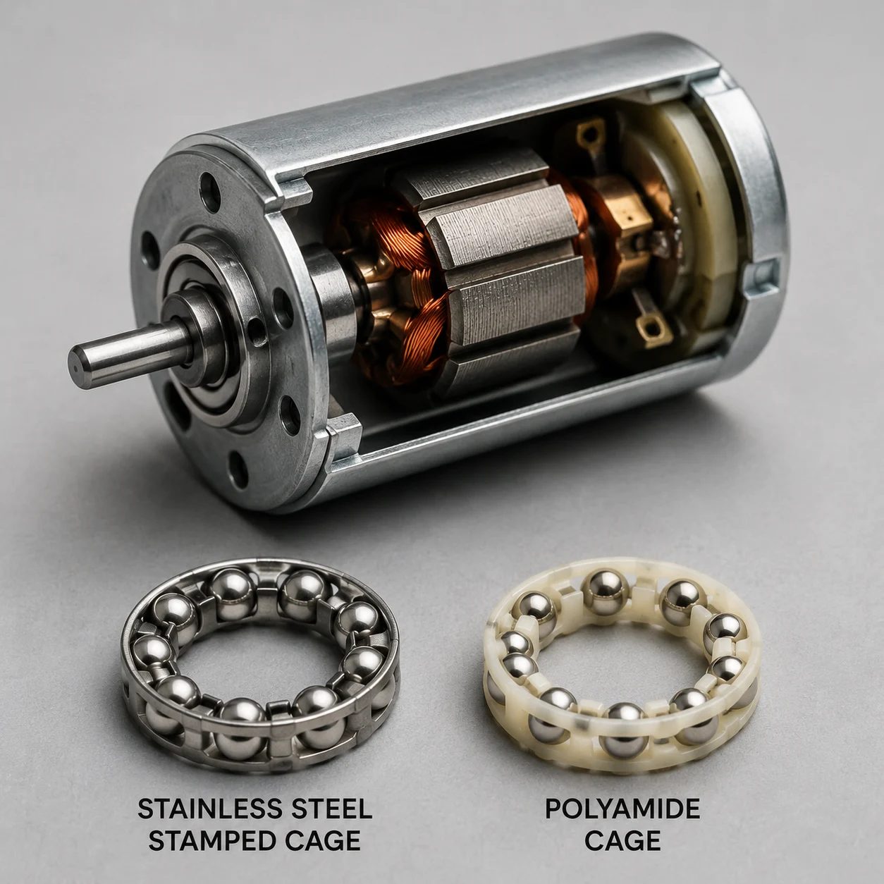 Analyzing miniature bearing lubrication grease vs oil characteristics