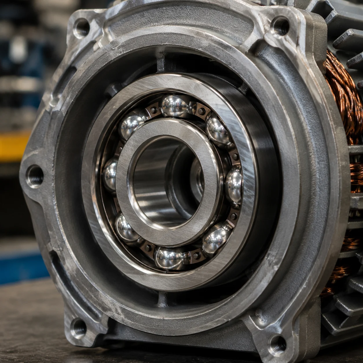 Angular contact ball bearing for automotive wheel hubs