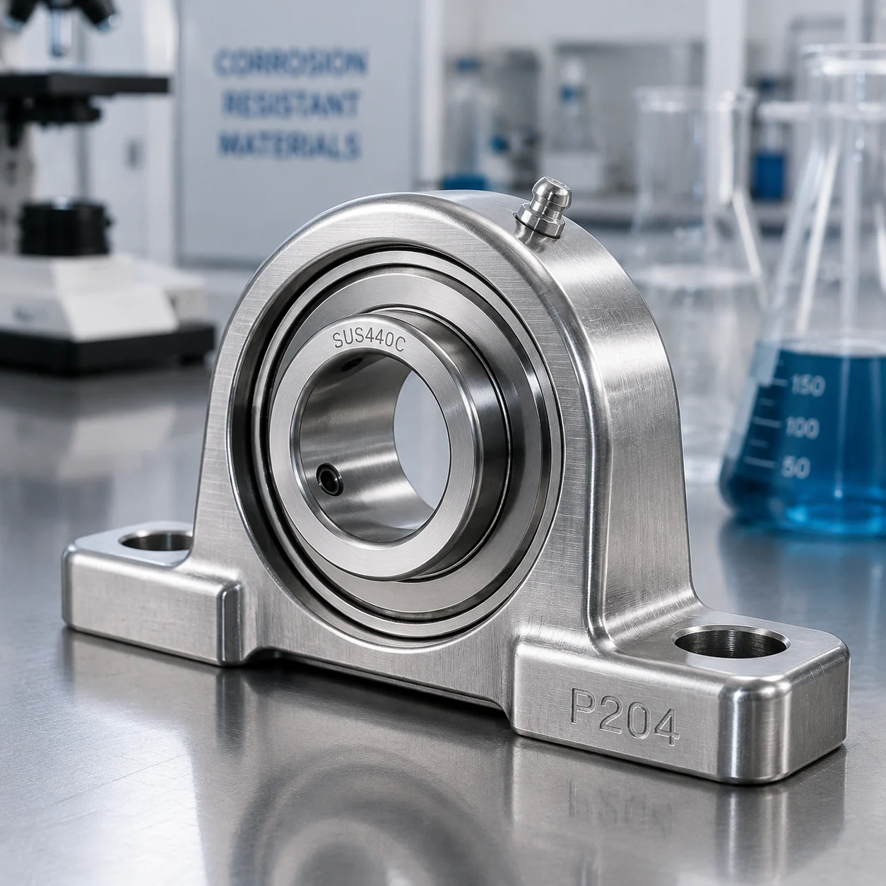 Angular contact bearings for high-speed motors