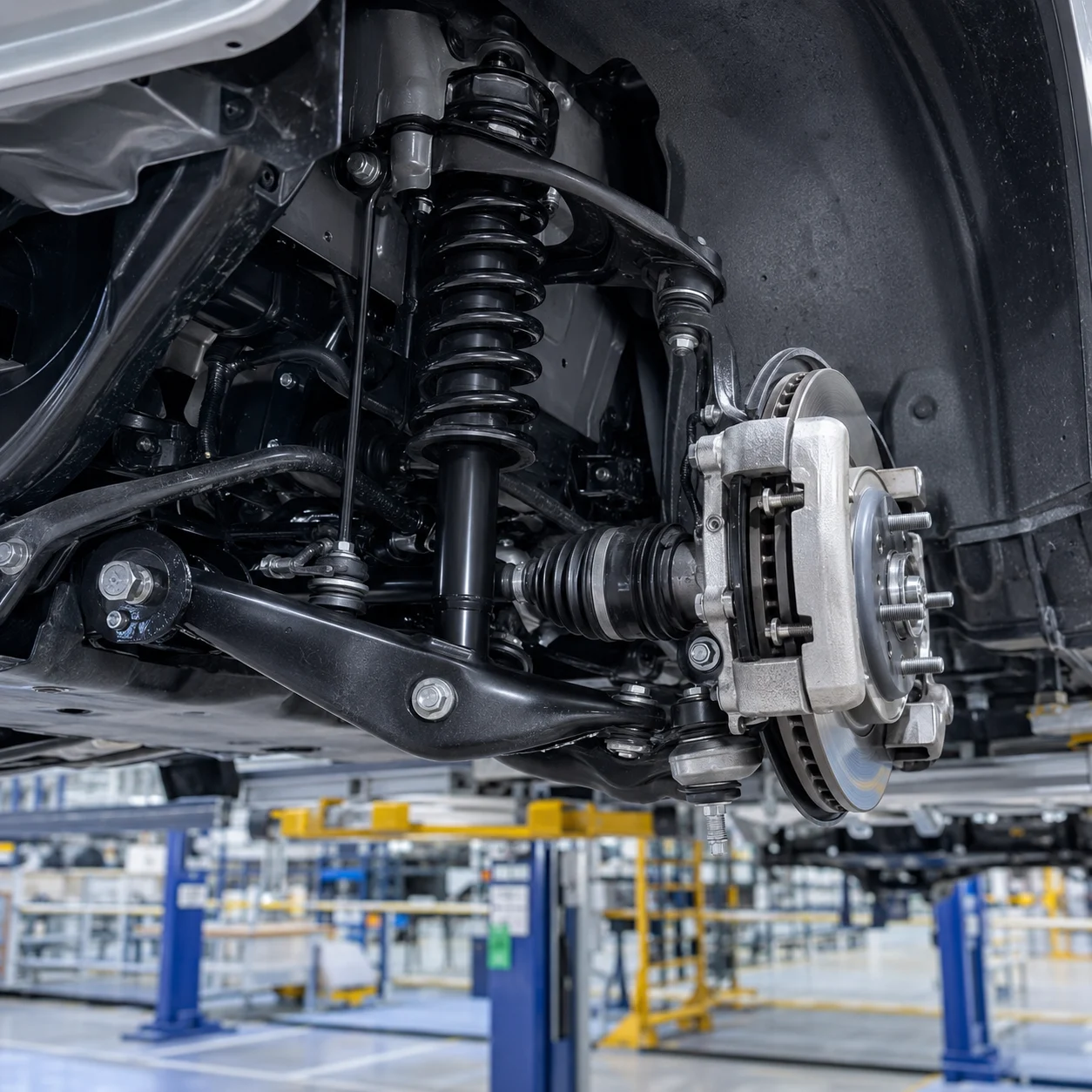 Automotive manufacturing facility producing precision components