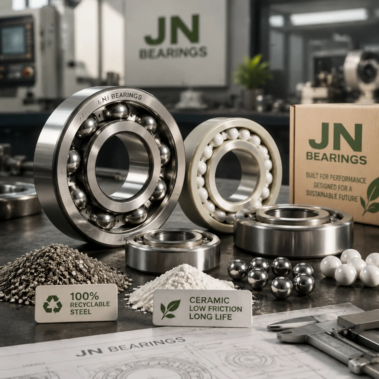 Ball bearing materials and sustainable selection