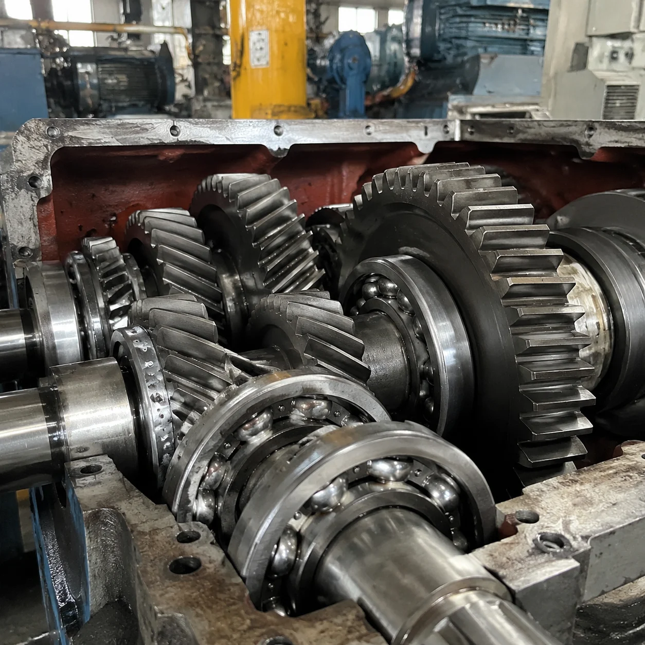 Ball bearing solutions for industrial gearboxes and transmission systems