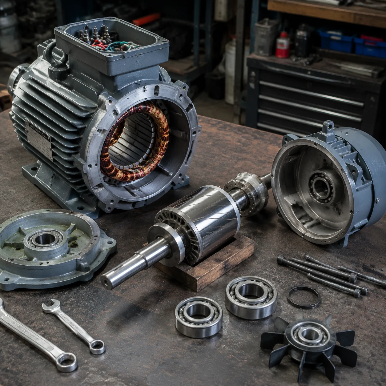 Ball bearings supplied by JN Bearings for electric motor applications