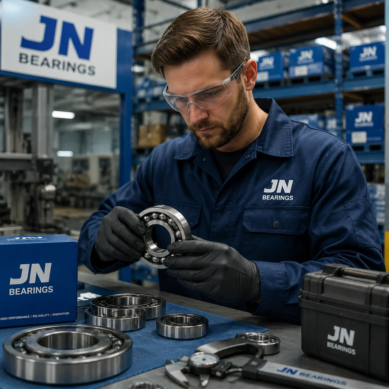 Bearing maintenance and inspection tools for industrial environments