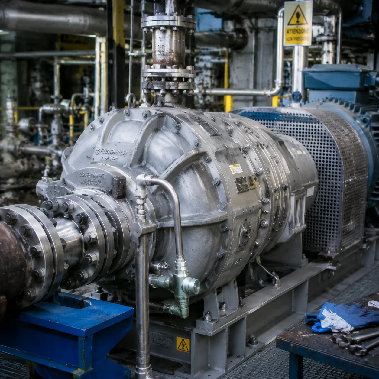 Bearing replacement planning for industrial pumps and compressors