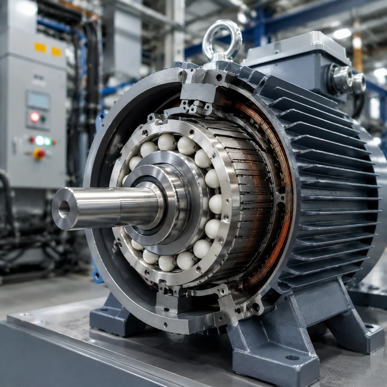 Ceramic bearing material testing and manufacturing precision