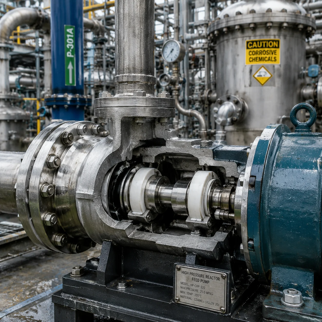 Corrosion resistant ceramic bearings for chemical processing and vacuum environments