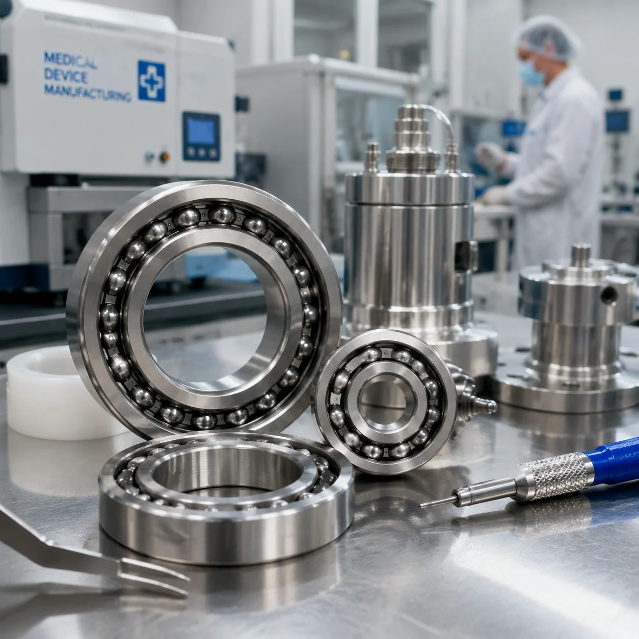 Custom bearing design considerations for medical equipment