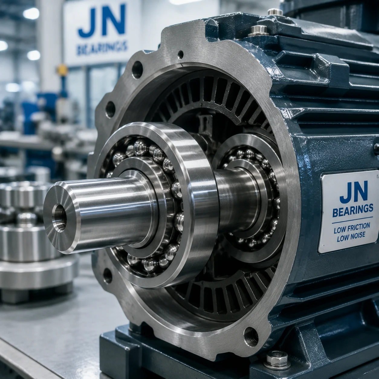Deep groove ball bearing component for precision applications