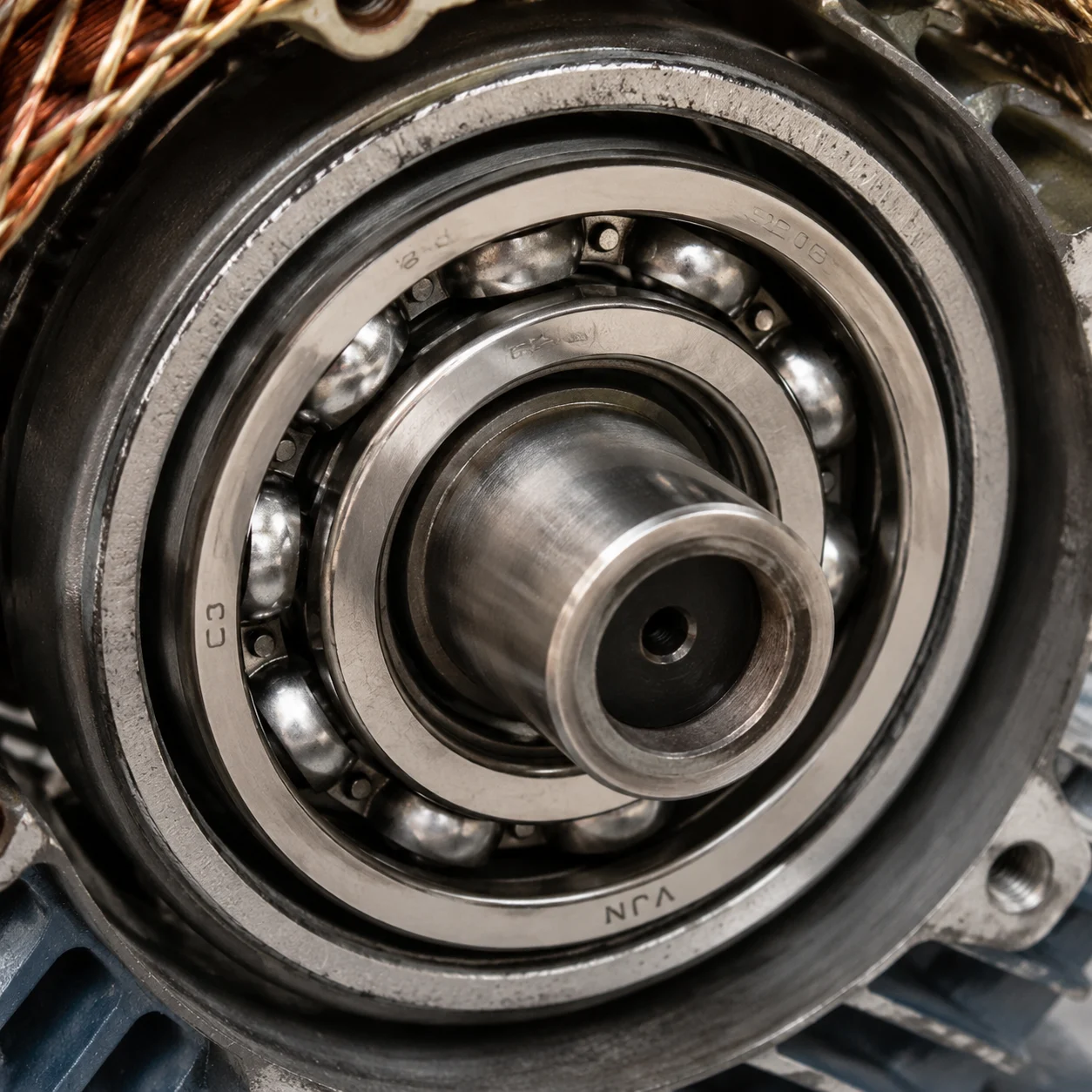 Deep groove ball bearings designed for electric motor applications and reliability improvement