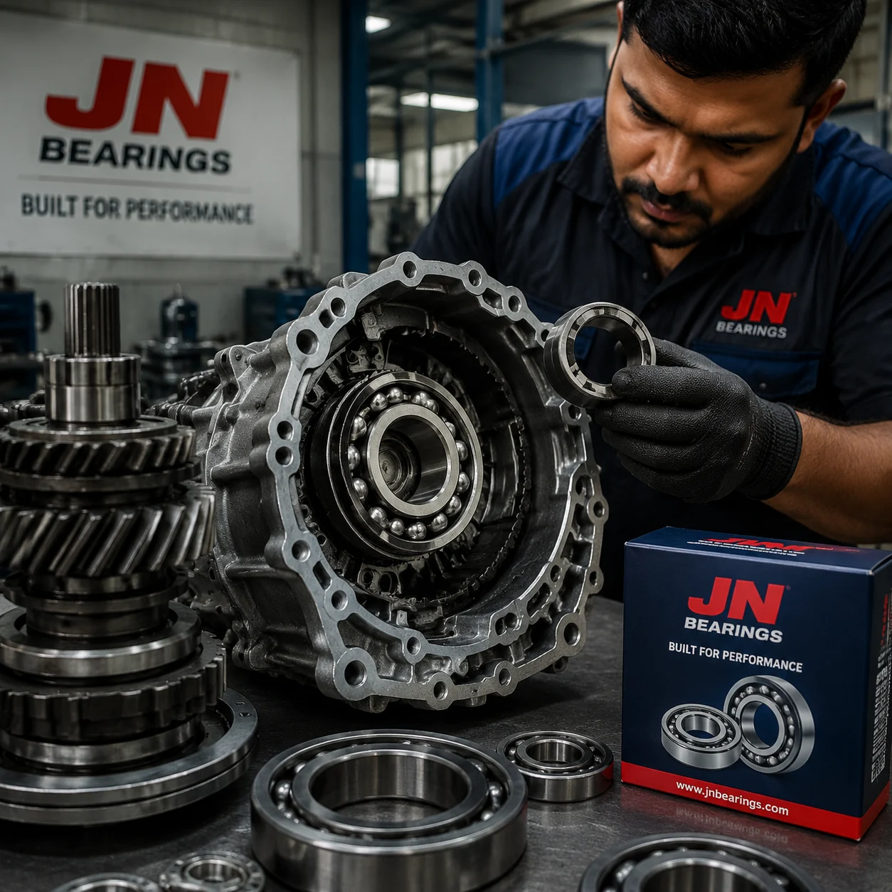 Durable ball bearings for automotive transmissions and alternators