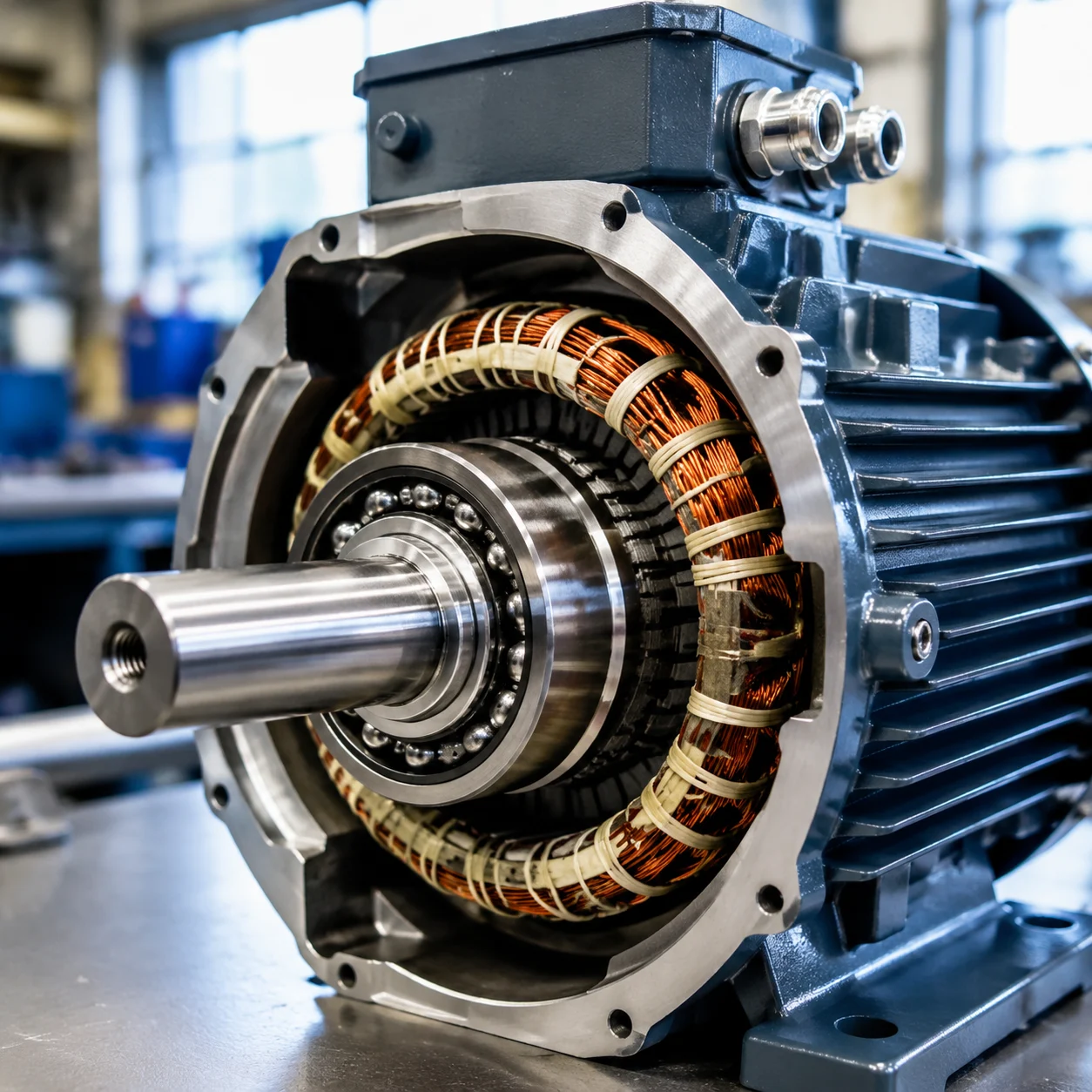 Electric motor ball bearing application by JN Bearings