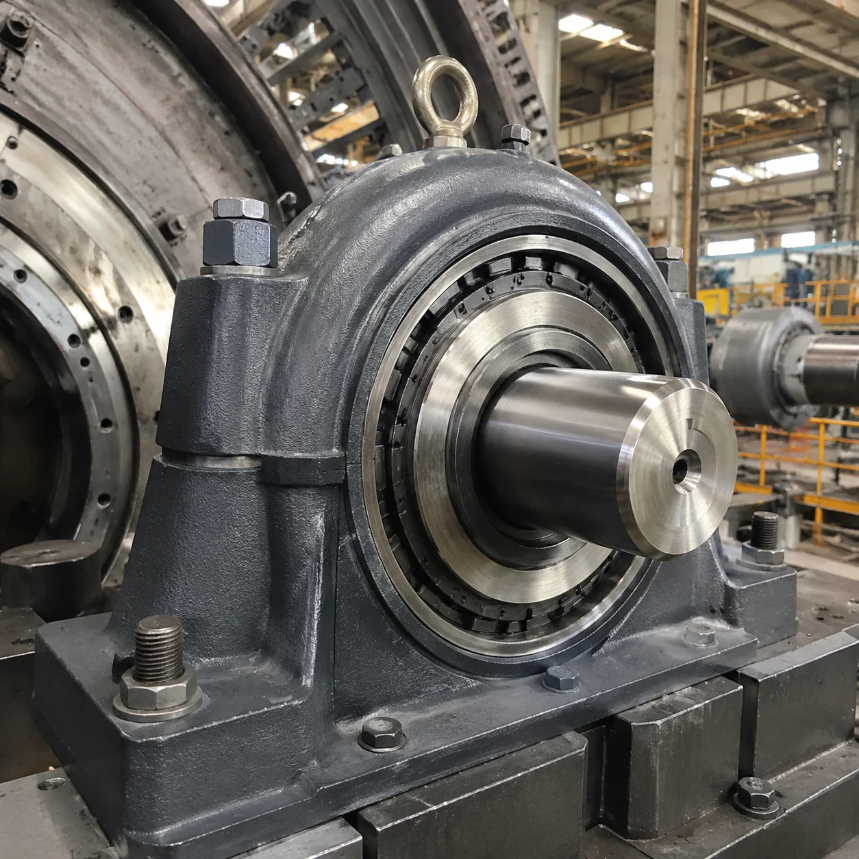 Heavy duty ball bearing swivel for tension stringing application