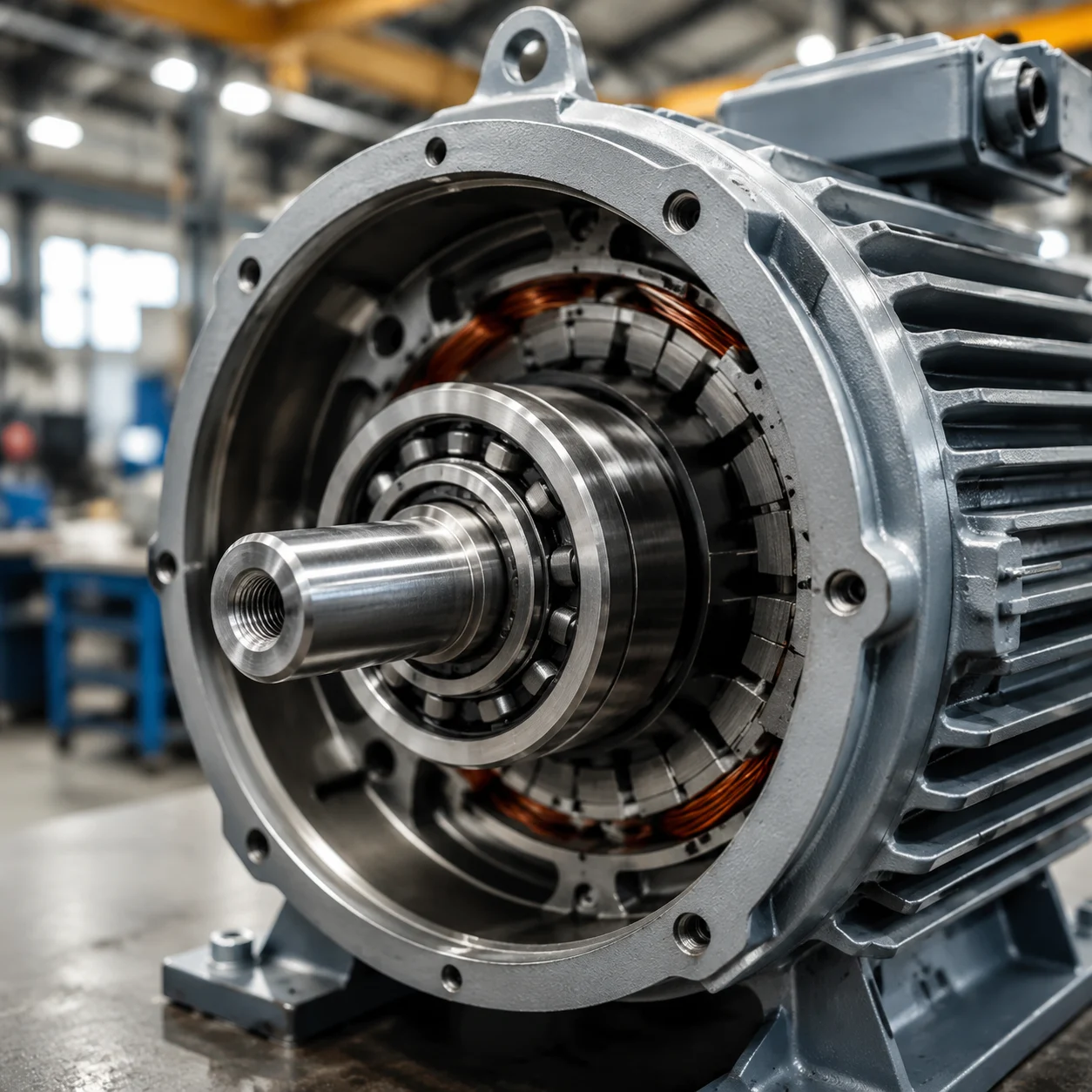 High-performance ceramic bearings for industrial electric motors