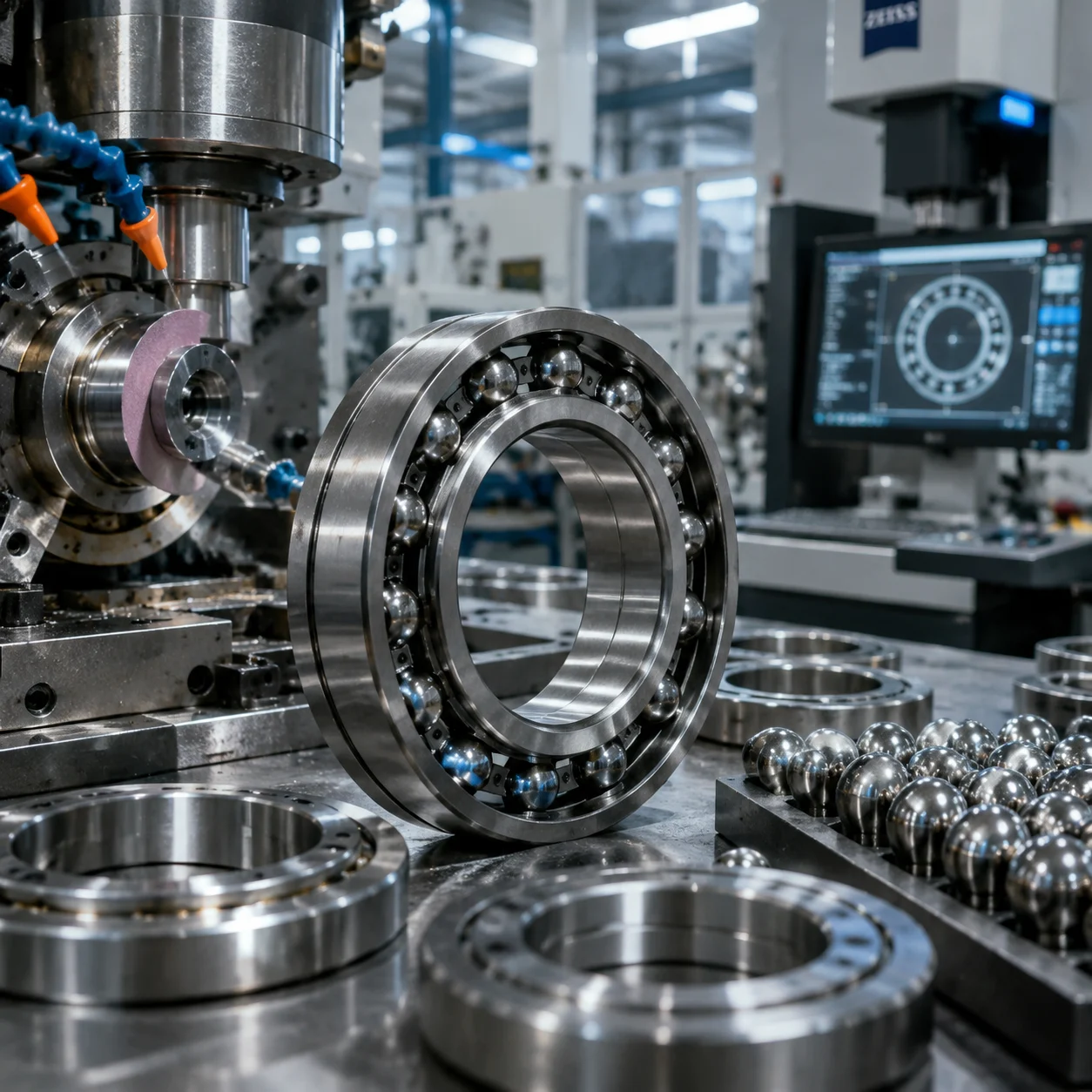High-speed deep groove ball bearing precision manufacturing process in Jinan factory