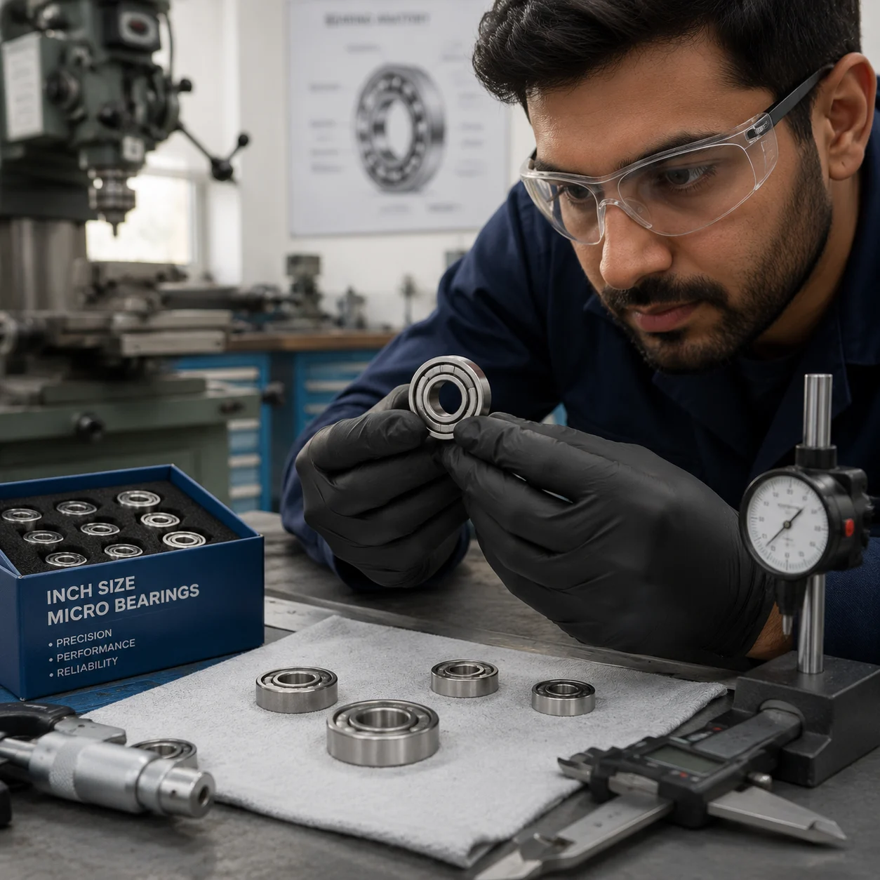 Inch size miniature ball bearings R series for US OEM market