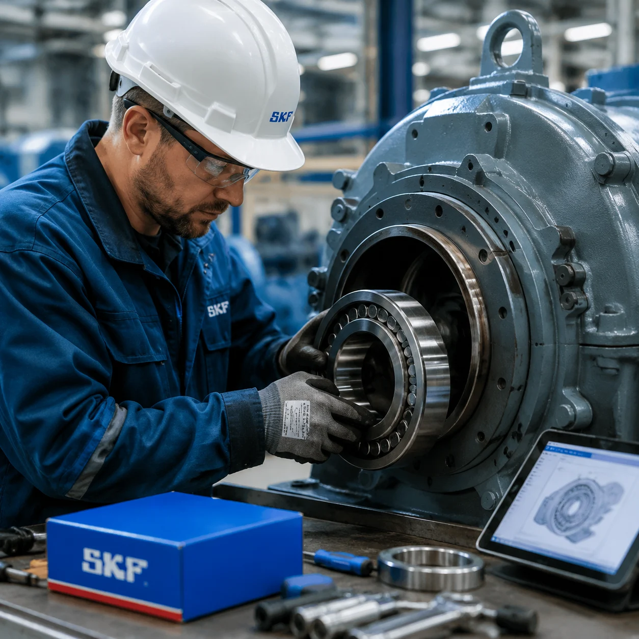 Industrial bearing replacement sourcing and selection support from JN Bearings
