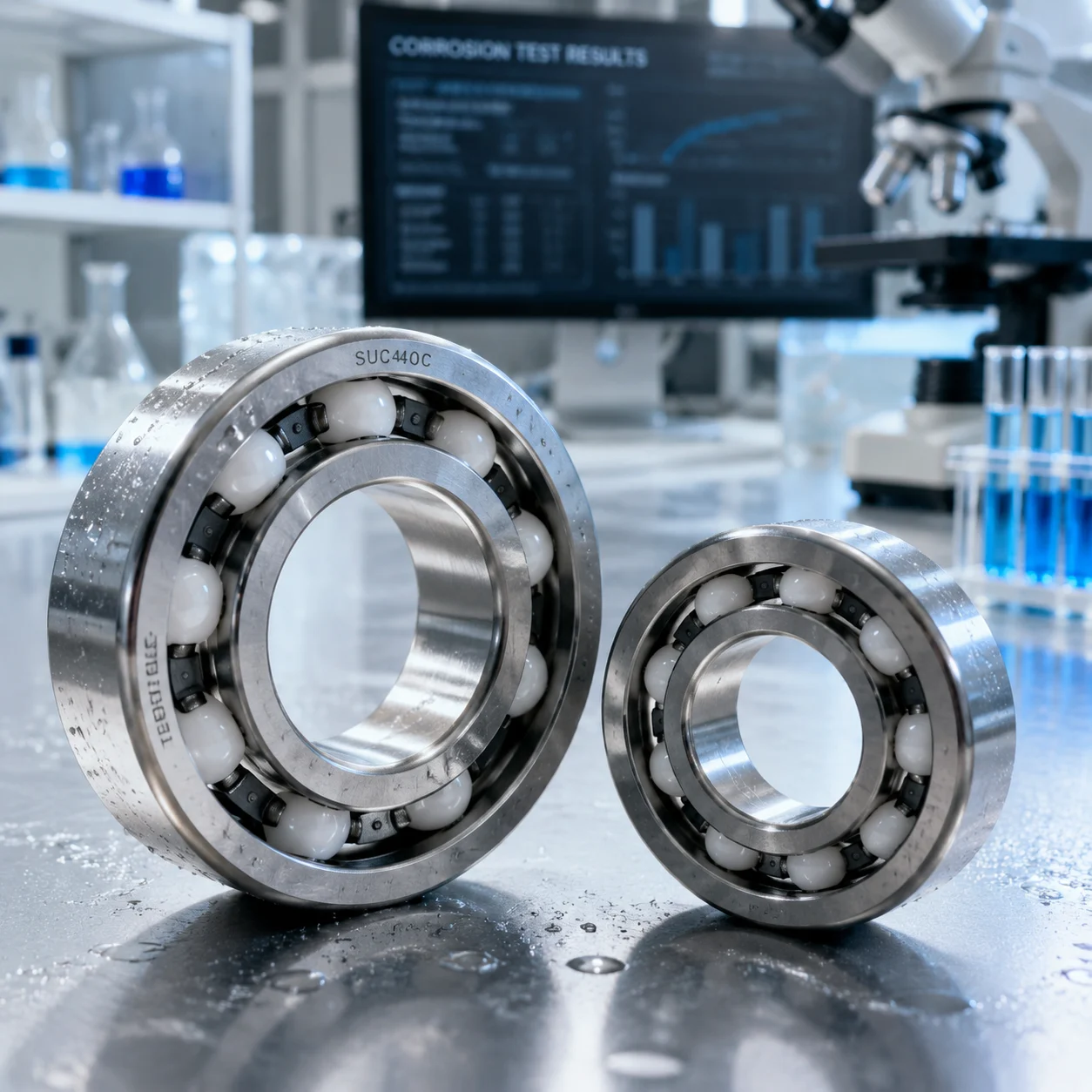 Industrial compressor bearing replacement and maintenance
