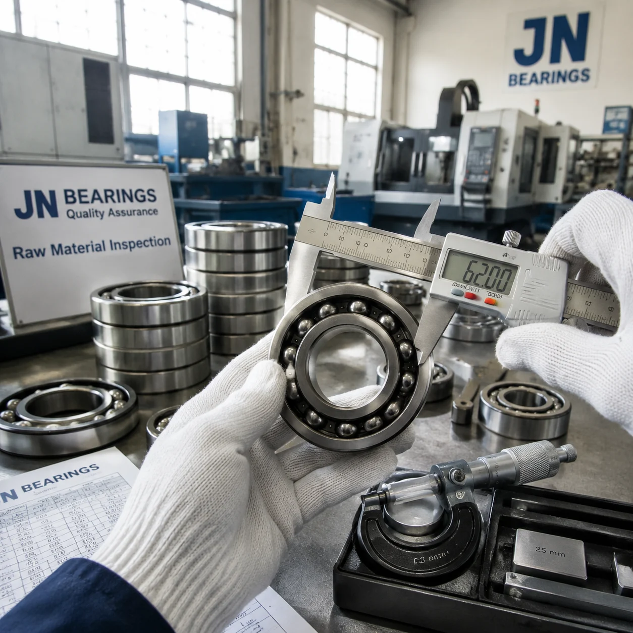 JN Bearings ball bearing quality assurance and process control
