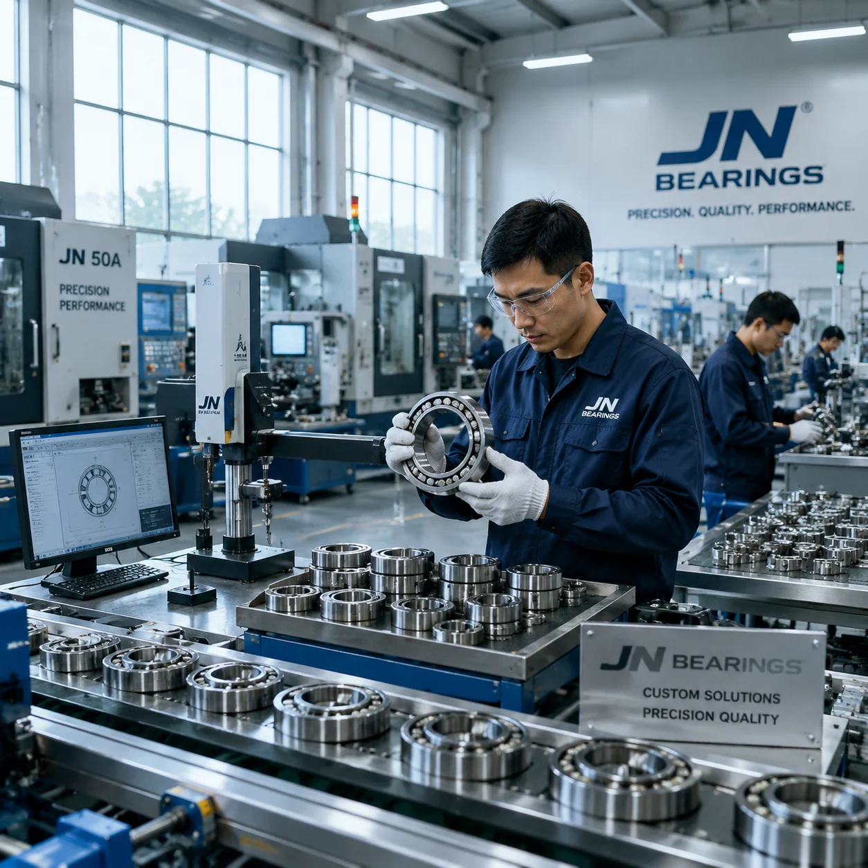 JN Bearings custom ball bearing manufacturing process