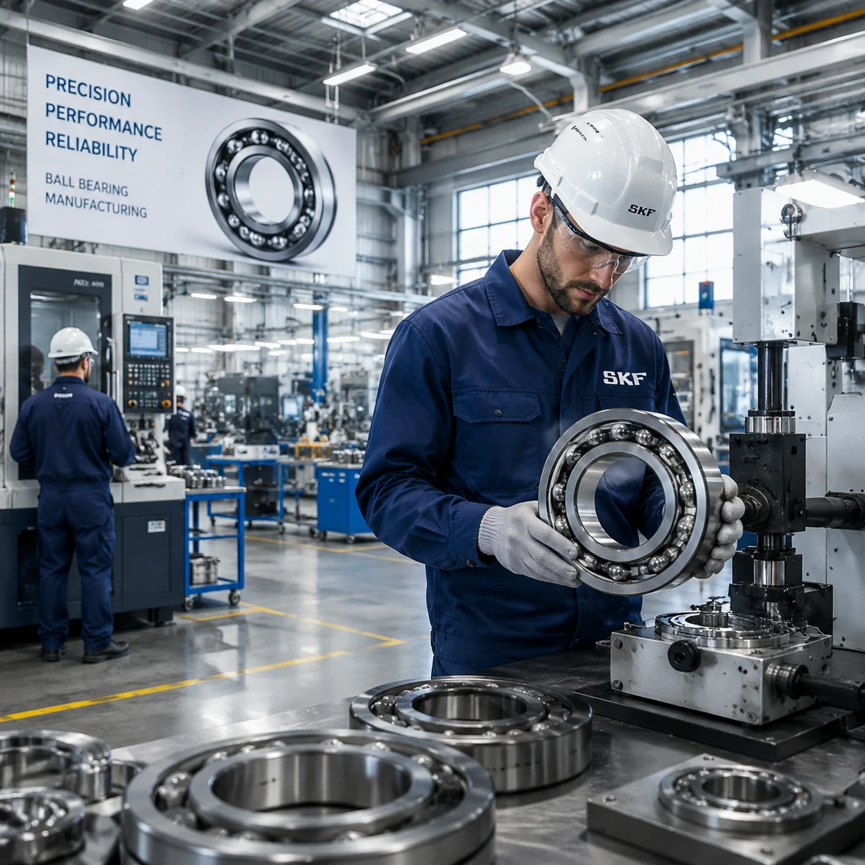 JN Bearings factory production and ball bearing showcase