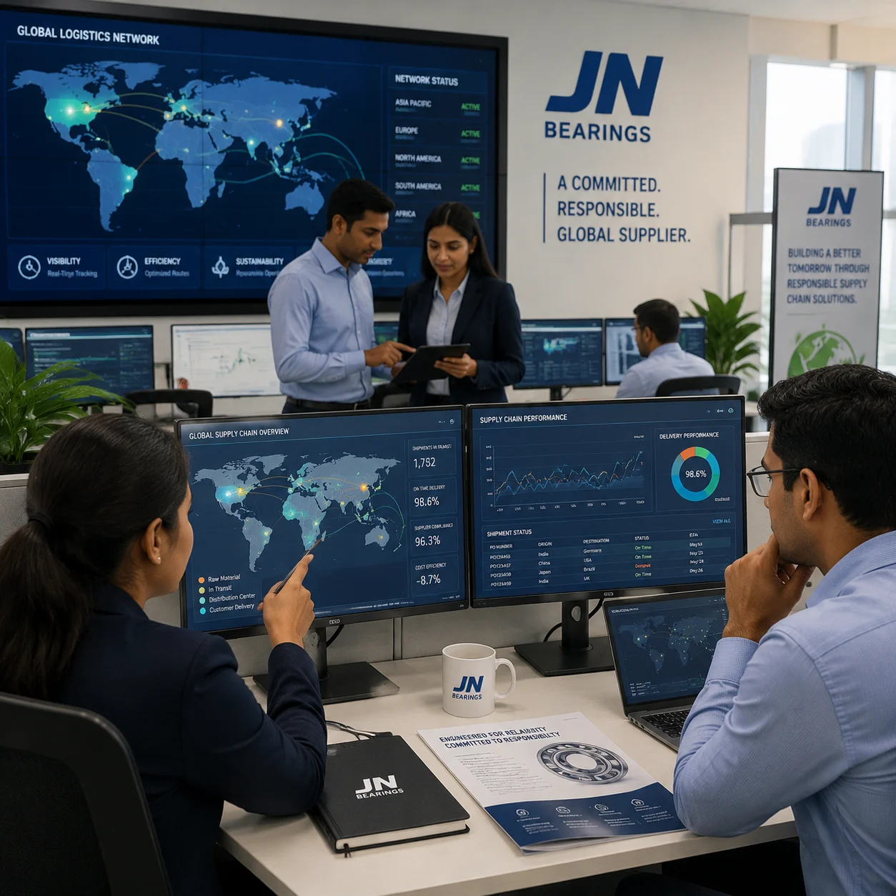 JN Bearings global supply coordination