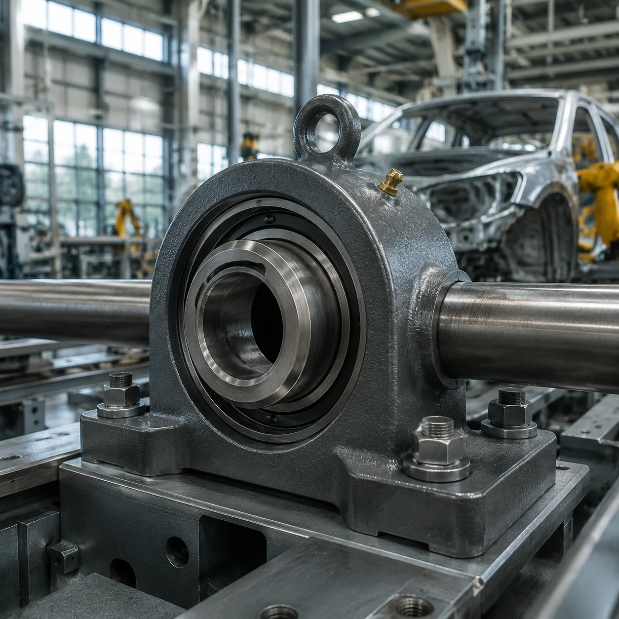 JN Bearings industrial mounted bearing units across multiple applications