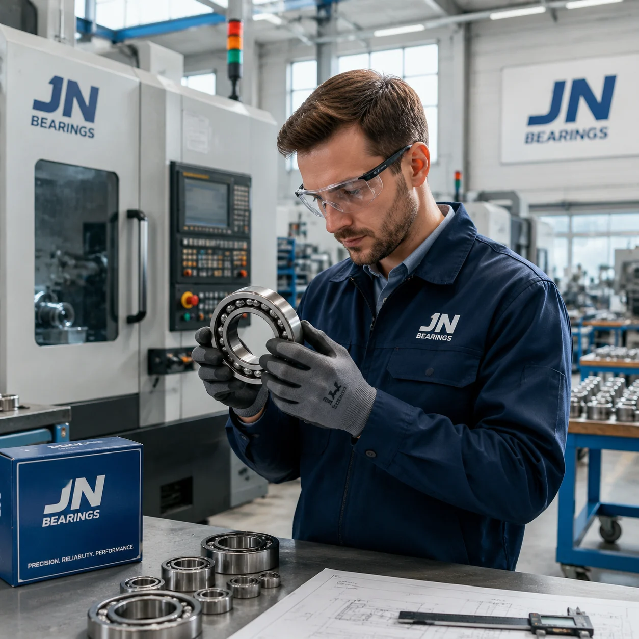 JN Bearings manufacturing facility overview
