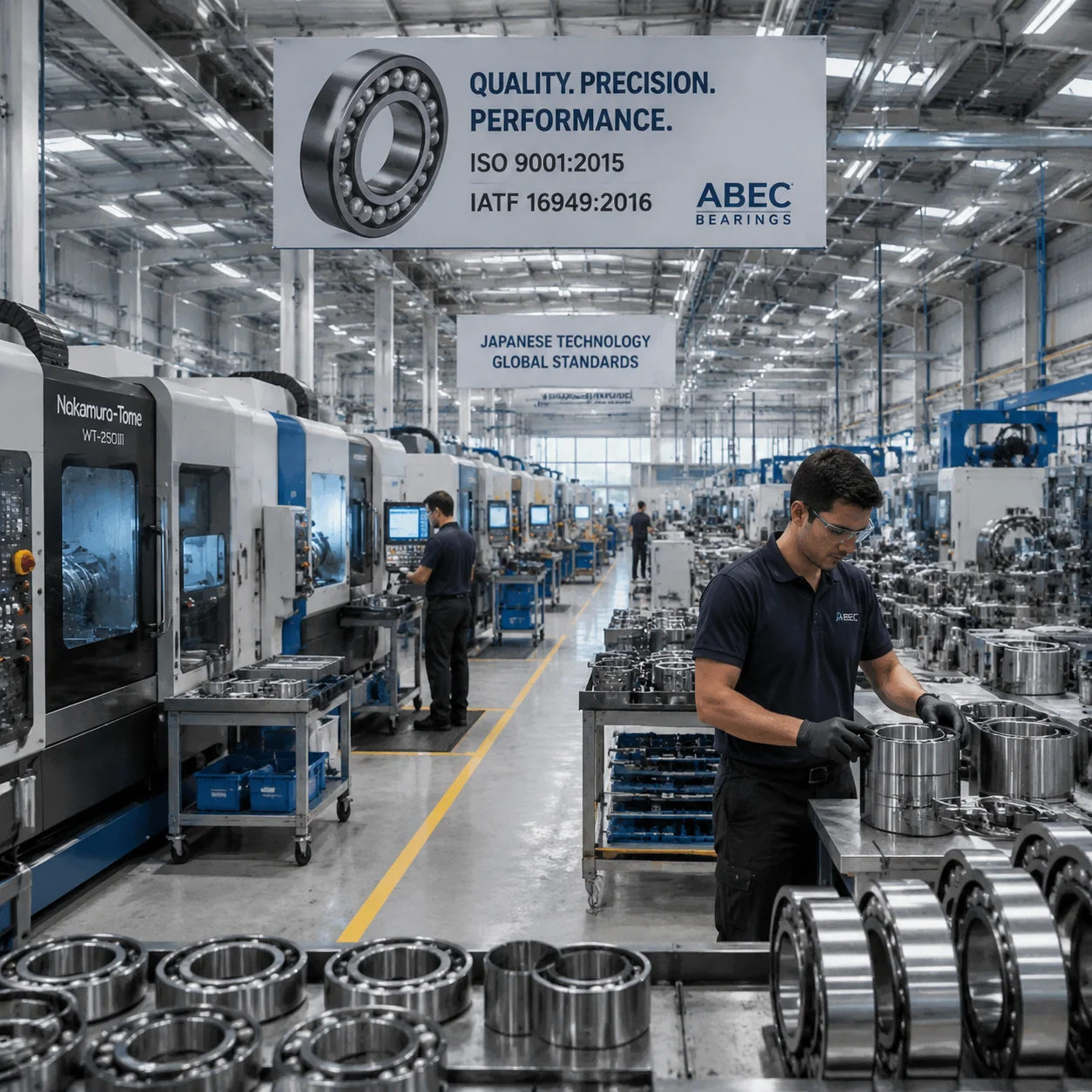 JN Bearings precision manufacturing facility