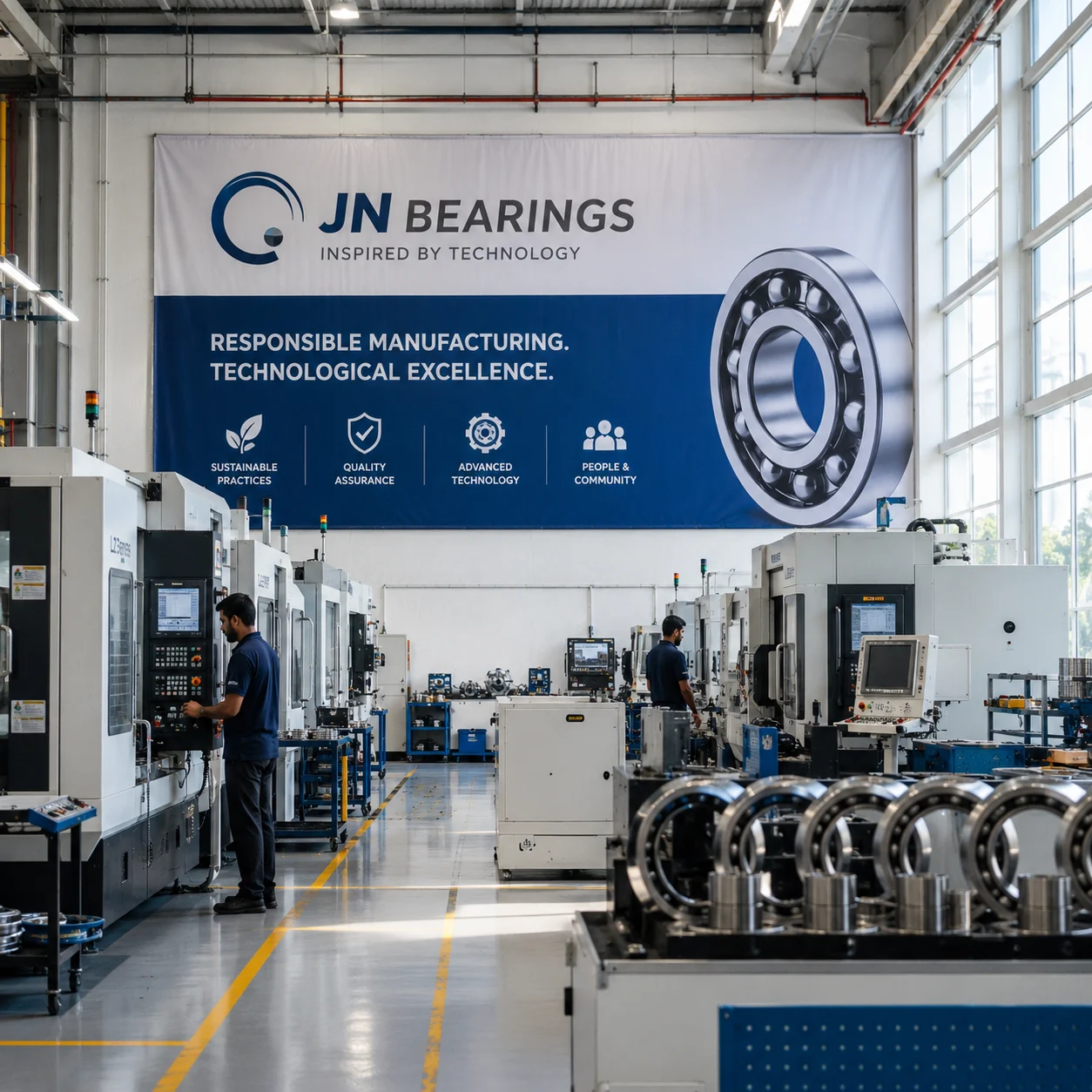 JN Bearings responsible manufacturing facility