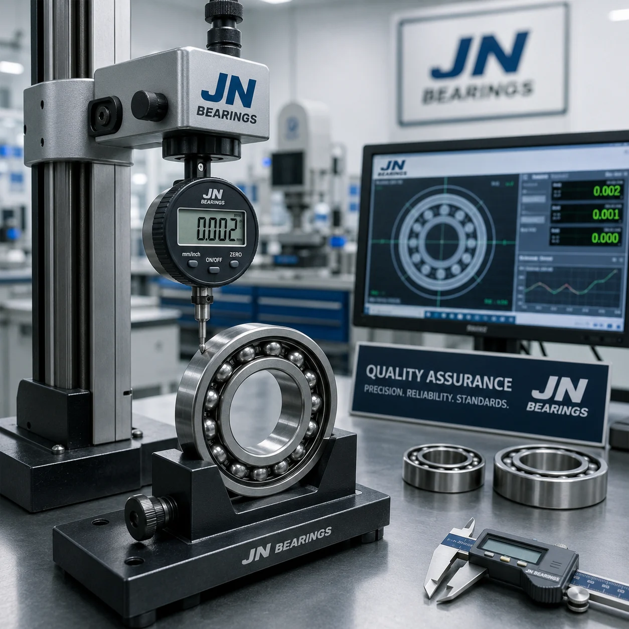 JN Bearings standardized quality control process