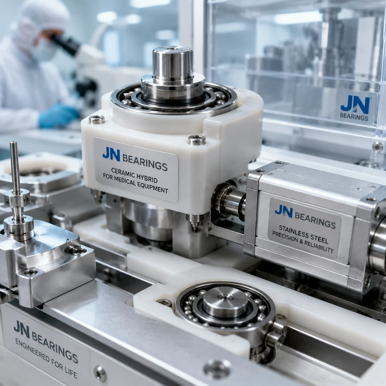 Medical and precision equipment miniature ball bearings inspection