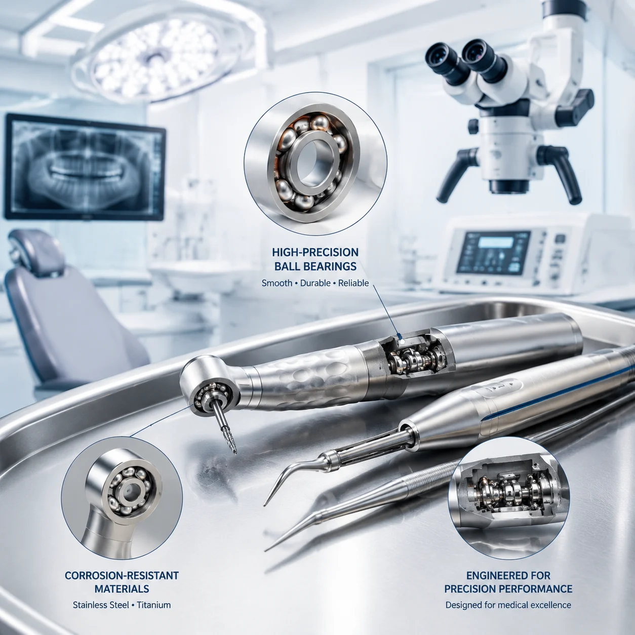 Miniature precision ball bearings for medical devices by JN Bearings