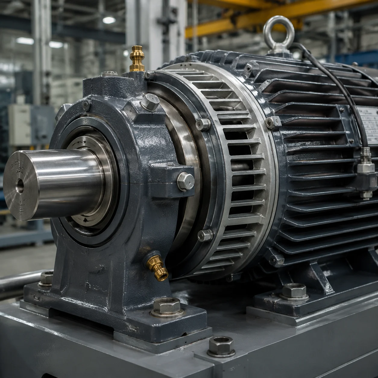 Motor bearing lubrication and thermal management
