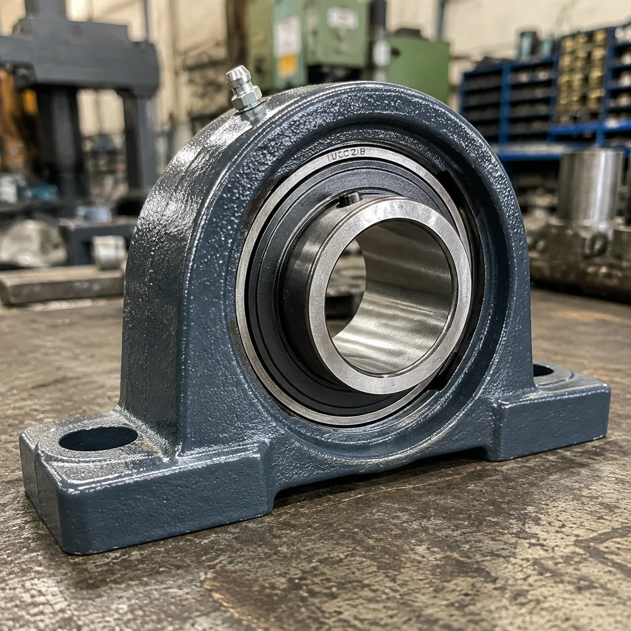 Mounted bearing inserts overview showing pillow block bearing design components
