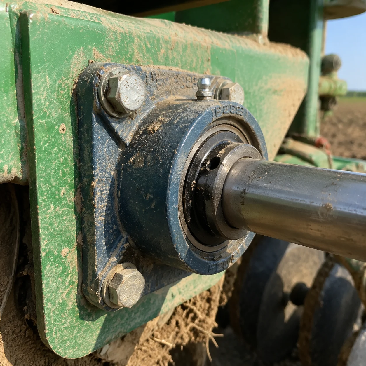 Mounted bearing units used in agricultural machinery applications