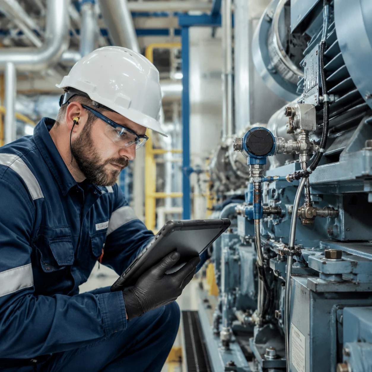 Planned bearing replacement for industrial pump
