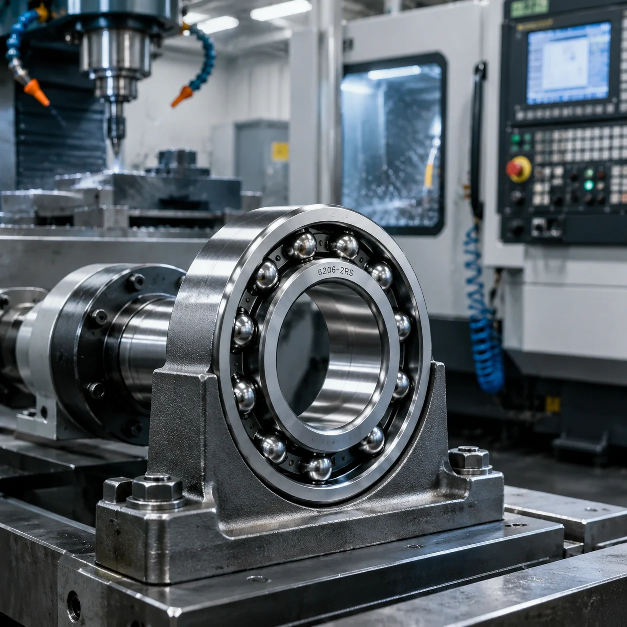 Precision ball bearings for machine tools and processing equipment