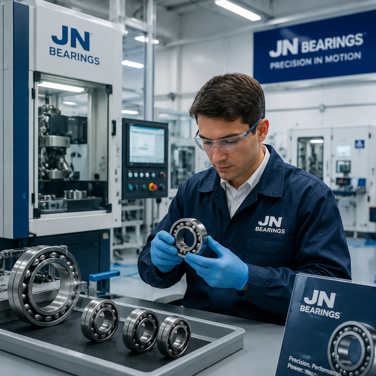 Precision ball bearings used in high-speed electric motors