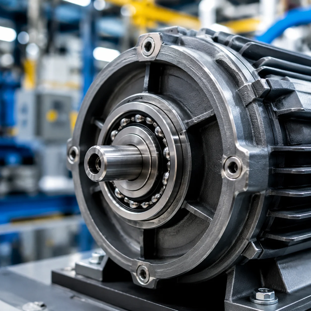 Precision electric motor bearing