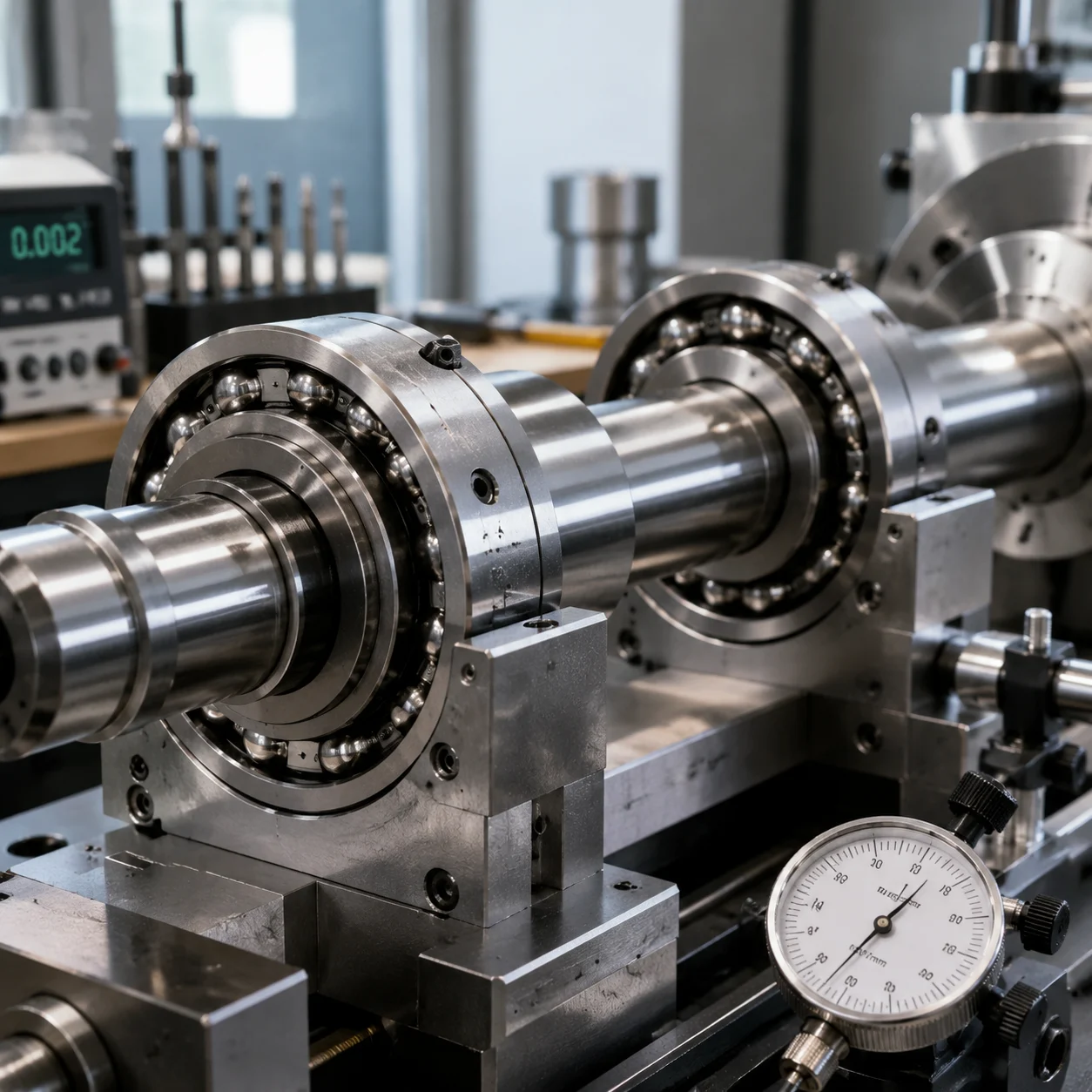 Precision motion control technologies applied in manufacturing equipment using high accuracy bearings