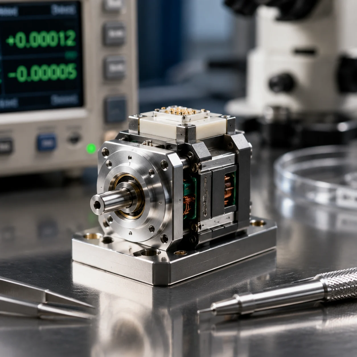 Precision thin-section bearing for small motors