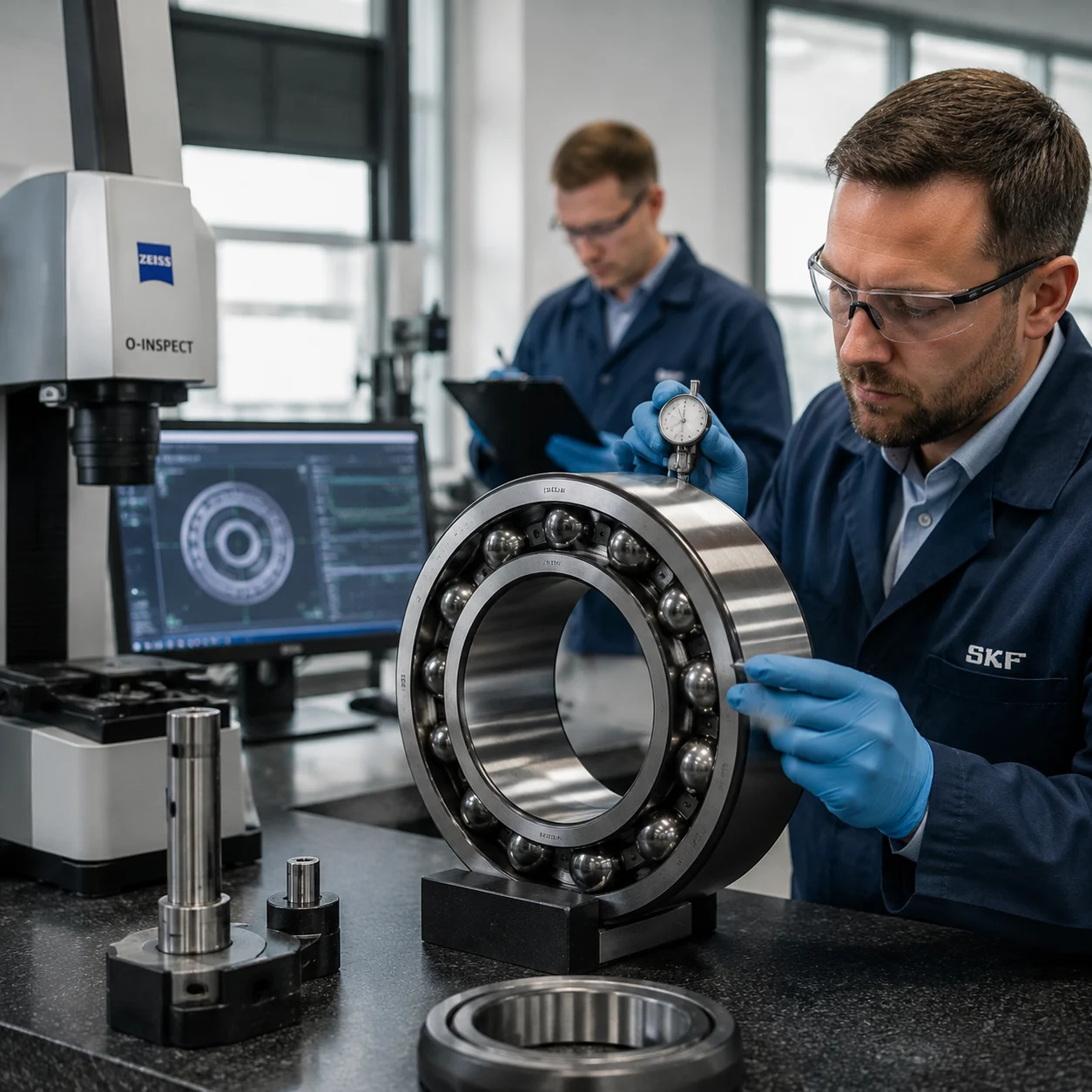 Rail bearing cleaning quality control results at JN Bearings