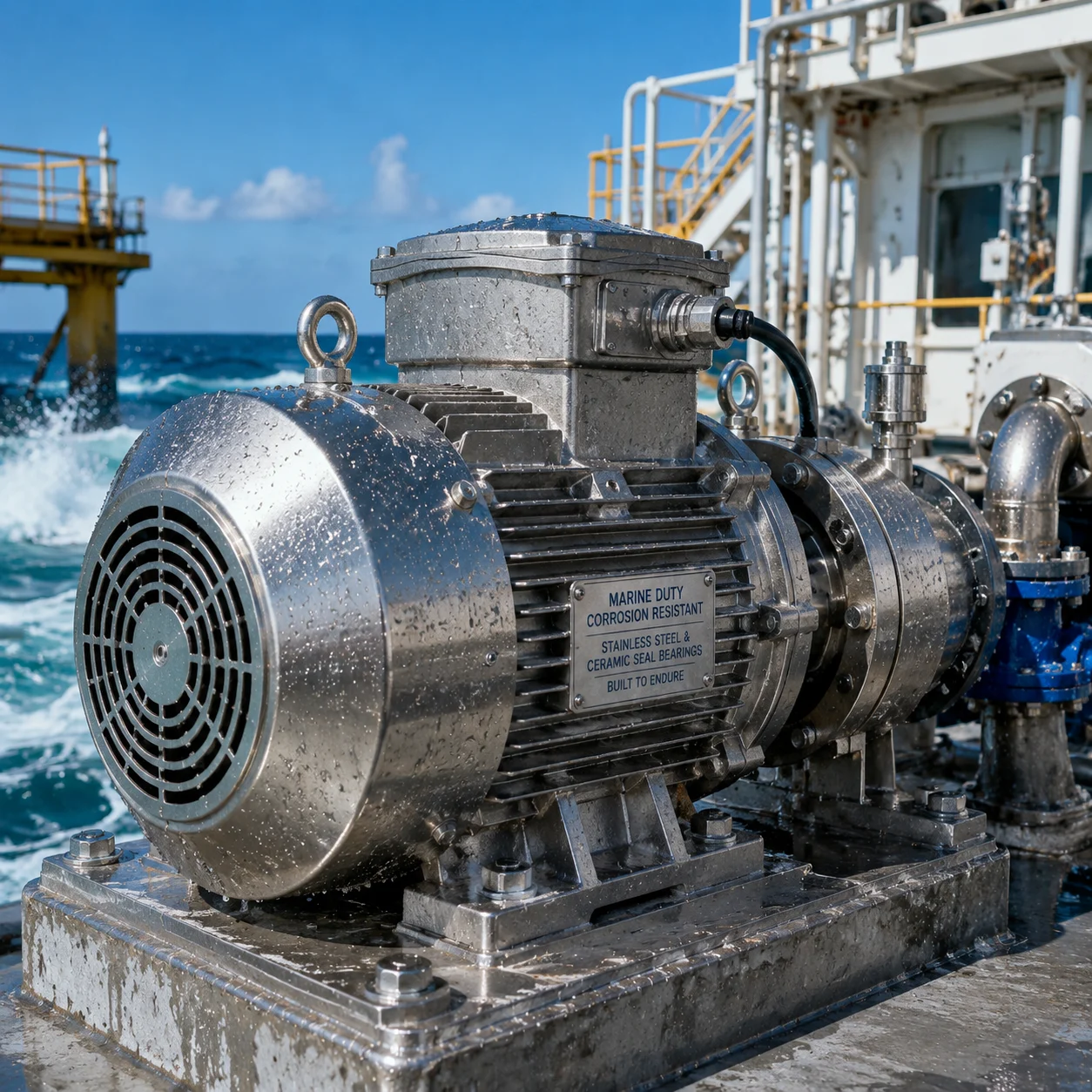 Special environment motor bearing guide