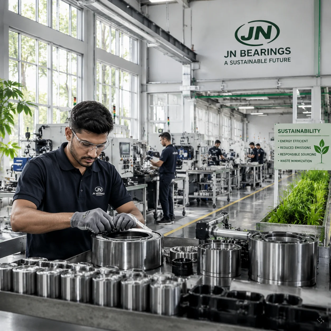 Sustainable manufacturing operations at JN Bearings