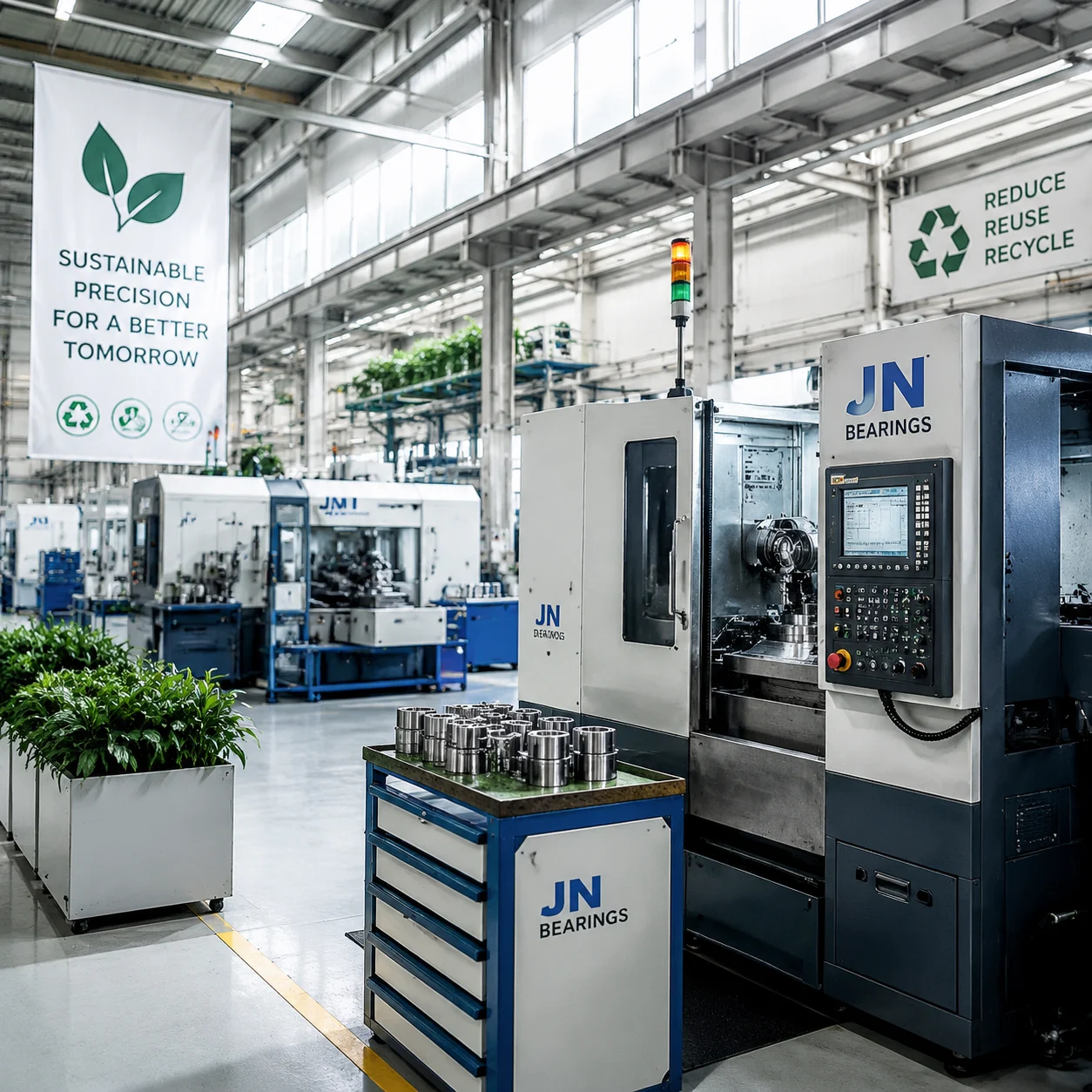 Sustainable manufacturing processes at JN Bearings