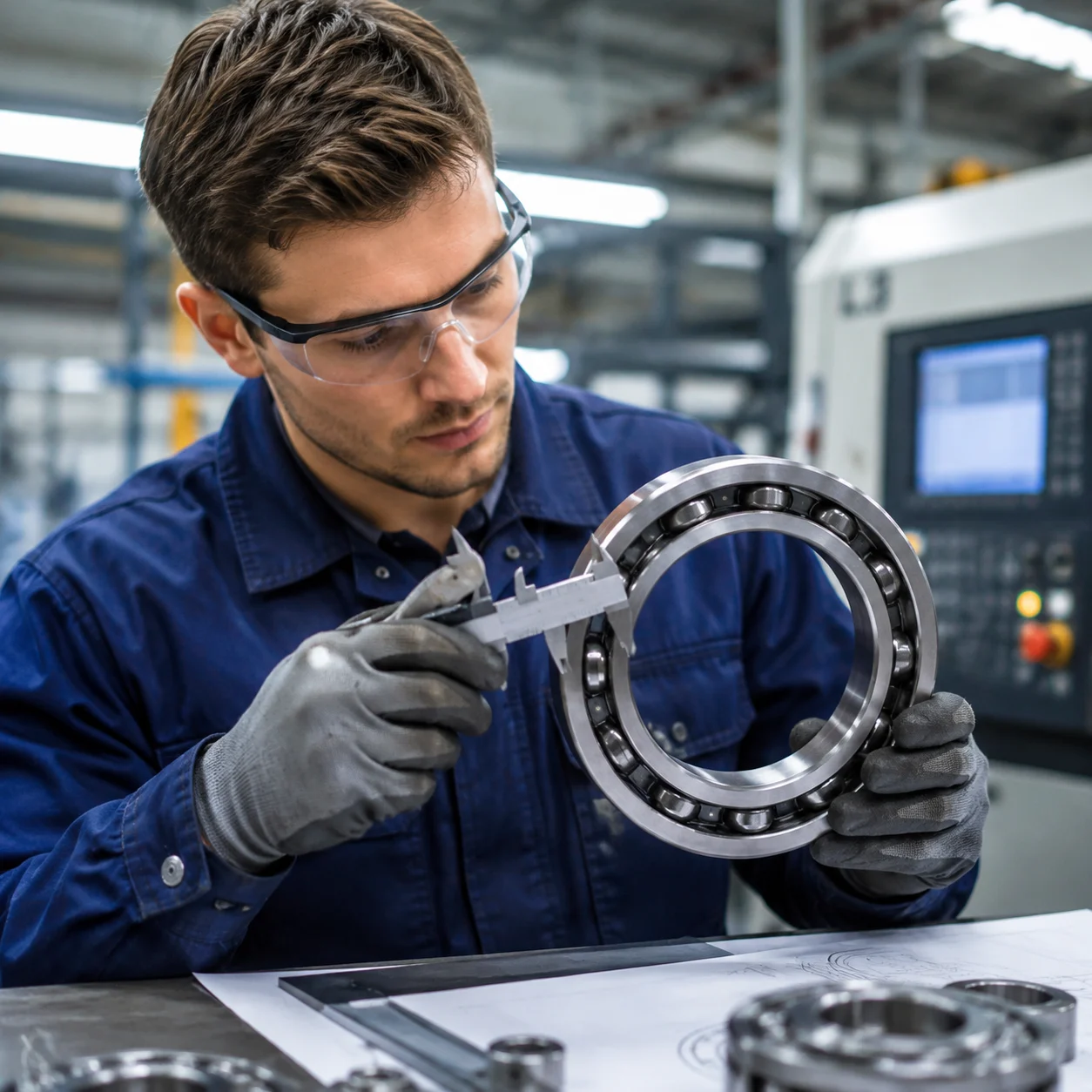 Various types of industrial ball bearings manufactured by JN Bearings