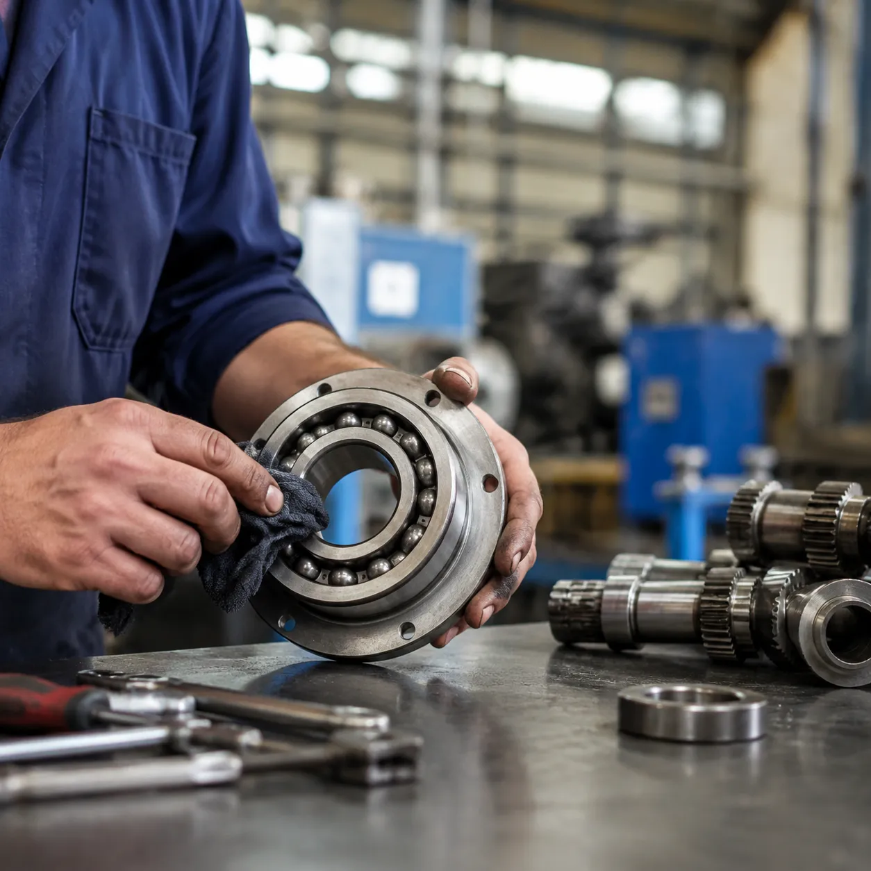 Flange deep groove ball bearings maintenance