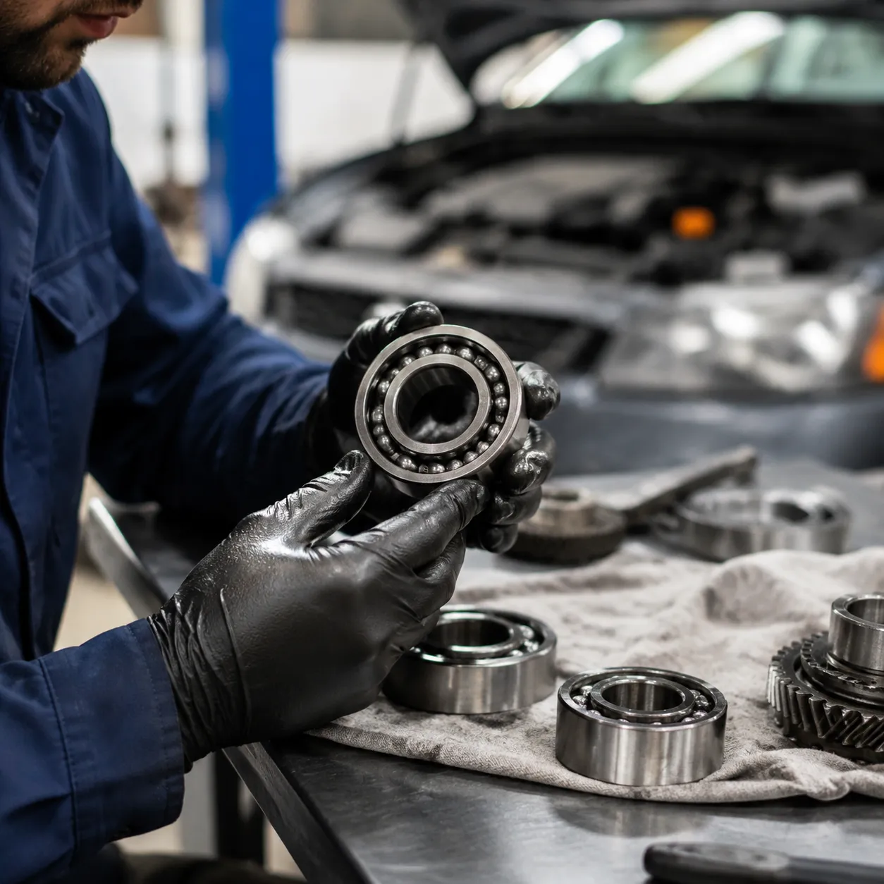 auto part deep groove ball bearings troubleshooting